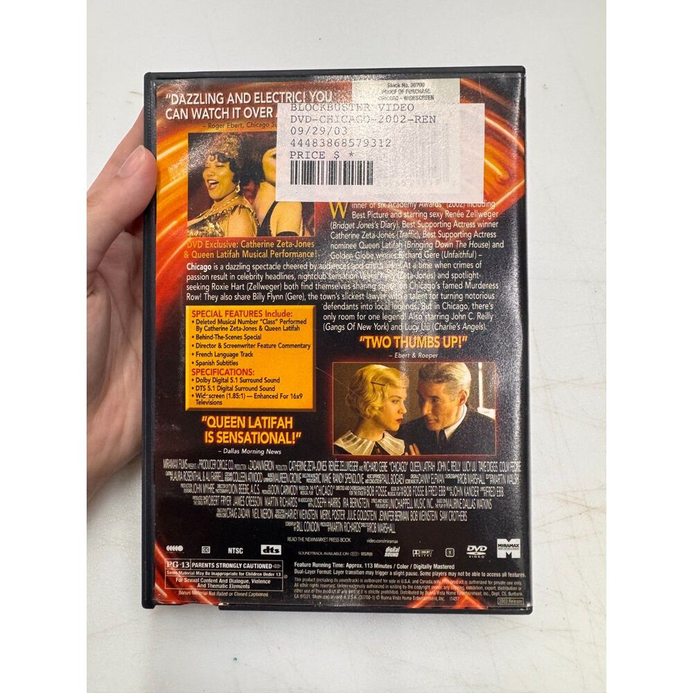 Chicago [DVD] Disc Tested, Working - Picture 3 of 3